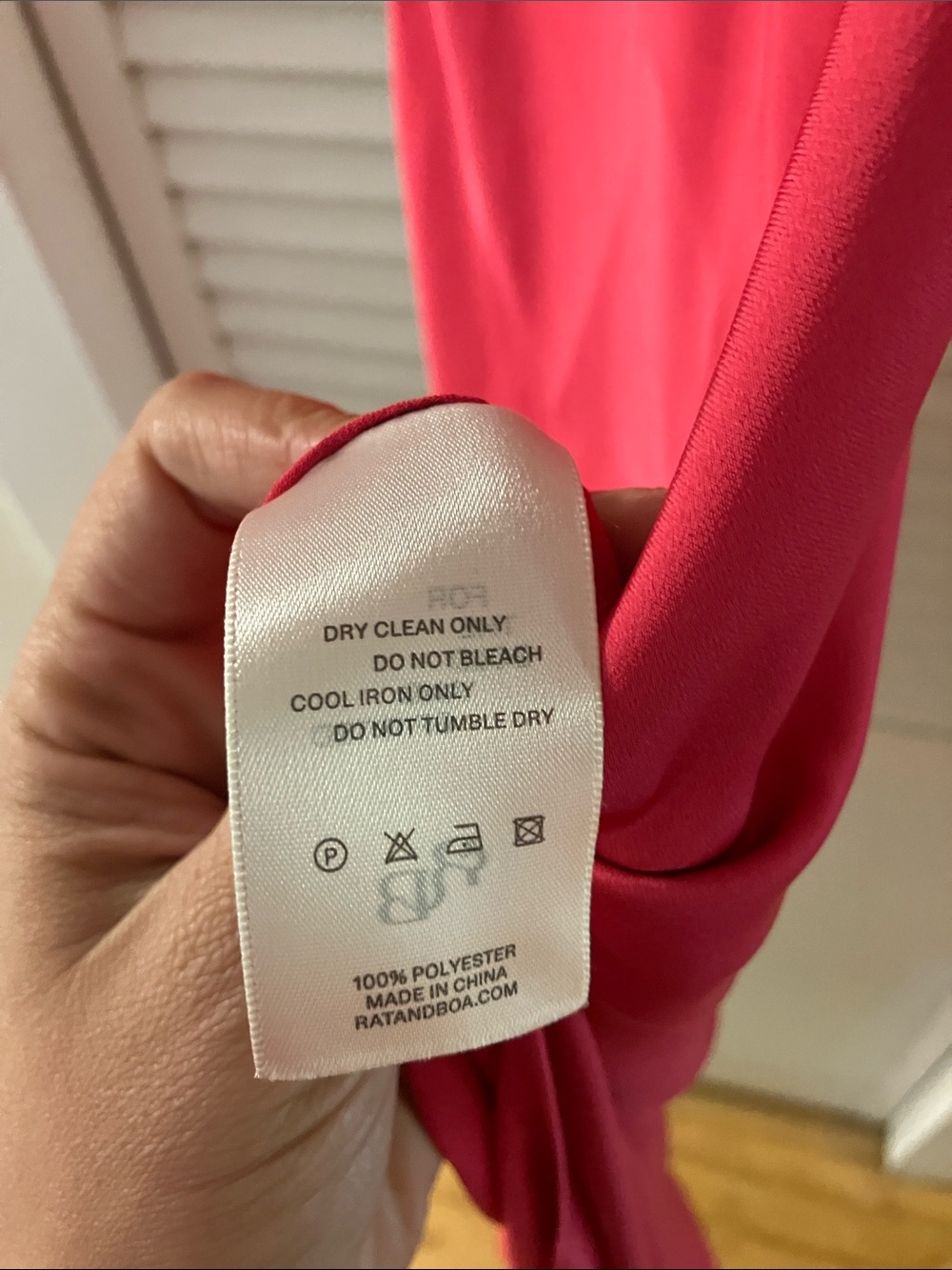 Rat & Boa Anastasia Pink Satin Maxi Slip Dress Small - Picture 5 of 11
